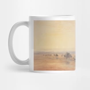 Crossing Lancaster Sands by David Cox Mug